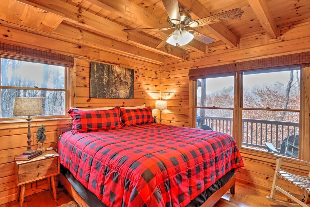 蓝岭Pet-Friendly Mountain Retreat Fire Pit Hot Tub别墅 外观 照片