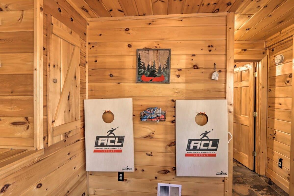 蓝岭Pet-Friendly Mountain Retreat Fire Pit Hot Tub别墅 外观 照片