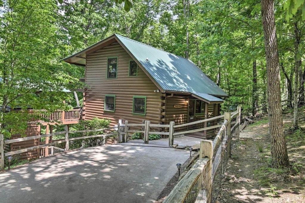 蓝岭Pet-Friendly Mountain Retreat Fire Pit Hot Tub别墅 外观 照片