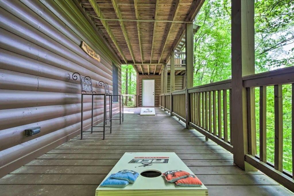 蓝岭Pet-Friendly Mountain Retreat Fire Pit Hot Tub别墅 外观 照片